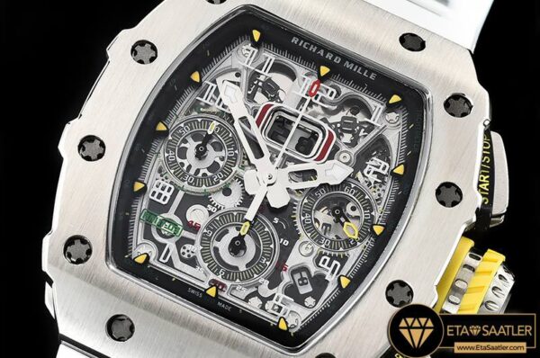 RM0163C – RM011-03 Flyback Chronograph SSRU (Wht) KVF A7750 Mod modelleri