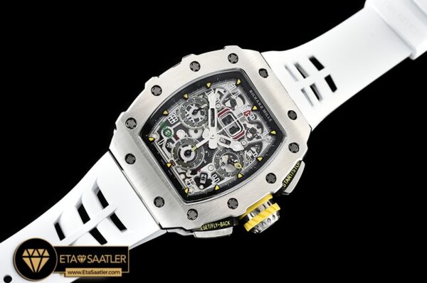 RM0163C – RM011-03 Flyback Chronograph SSRU (Wht) KVF A7750 Mod modelleri