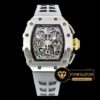 Richard Mille Flyback Chronograph RM011-03 Çelik Bezel Gri Kordon ETA