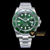 Rolex Submariner 116610LV 904L Yeşil Kadran Hulk Noob V12 3135 Super Clone ETA