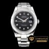 Rolex Datejust II 126334 Oyster Taşlı Siyah Kadran 1:1 3136 Super Clone ETA