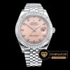 Rolex Datejust II 126334 Taşlı Pembe Kadran 1:1 Super Clone ETA