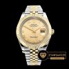 Rolex Datejust II 126333 Roma Rakamlı Sarı Kadran 1:1 Super Clone ETA