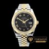 Rolex Datejust II 126333 Roma Rakamlı Siyah Kadran 1:1 Super Clone ETA