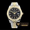 Rolex Datejust II 126333 Taşlı Siyah Kadran 1:1 Super Clone ETA