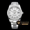 Rolex Datejust II 126334 Oyster Taşlı Beyaz Kadran 1:1 Super Clone ETA