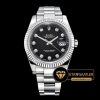 Rolex Datejust II 126334 Oyster Taşlı Siyah Kadran 1:1 Super Clone ETA