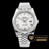 Rolex Datejust II 126334 Roma Rakamlı Beyaz Kadran 1:1 Super Clone ETA