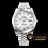 Rolex Datejust II 126300 Taşlı Sedefli Beyaz Kadran 1:1 Super Clone ETA