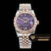 Rolex Datejust 178344 Mor Kadran 1:1 Clone ETA