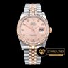 Rolex Datejust 126201 Taşlı Pembe Kadran 1:1 Super Clone ETA