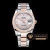 Rolex Datejust 126201 Oyster Roma Rakamlı Açık Gri Kadran 1:1 Super Clone ETA