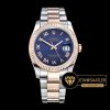 Rolex Datejust 126201 Oyster Roma Rakamlı Mavi Kadran 1:1 Super Clone ETA