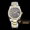 Rolex Datejust 126233 Oyster Roma Rakamlı Gri Kadran 1:1 Super Clone ETA