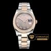 Rolex Datejust 126201 Oyster Roma Rakamlı Sedefli Siyah Kadran 1:1 Super Clone ETA