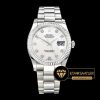 Rolex Datejust 126234 Oyster Taşlı Sedefli Beyaz Kadran 1:1 Super Clone ETA