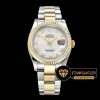 Rolex Datejust 126233 Oyster Roma Rakamlı Sedefli Beyaz Kadran 1:1 Super Clone ETA