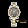 Rolex Datejust 126233 Oyster Roma Rakamlı Sedefli Siyah Kadran 1:1 Super Clone ETA