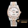 Rolex Datejust 126201 Roma Rakamlı Sedefli Beyaz Kadran 1:1 Super Clone ETA