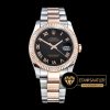 Rolex Datejust 126201 Oyster Roma Rakamlı Siyah Kadran 1:1 Super Clone ETA