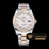 Rolex Datejust 126201 Oyster Roma Rakamlı Beyaz Kadran 1:1 Super Clone ETA