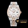 Rolex Datejust 126201 Taşlı Beyaz Kadran 1:1 Super Clone ETA