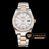 Rolex Datejust 126201 Oyster Beyaz Kadran 1:1 Super Clone ETA