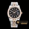 Rolex Datejust 126201 Siyah Kadran 1:1 Super Clone ETA