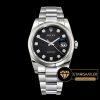 Rolex Datejust 116200 Oyster Özel Seri Taşlı Siyah Kadran 1:1 Super Clone ETA