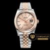 Rolex Datejust 126201 Pembe Kadran 1:1 Super Clone ETA