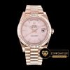 Rolex Day Date 228235 Pembe Kadran 18K 1:1 Swiss ETA