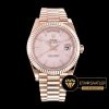 Rolex Day Date 228235 Pembe Kadran 18K 1:1 Swiss ETA