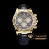 Rolex Cosmograph Daytona 116500 Taşlı Sedefli Siyah Kadran 1:1 Super Clone ETA