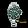 Rolex Submariner 116610LV Yeşil Kadran 316L V8 1:1 3135 Super Clone ETA