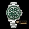 Rolex Submariner 116610LV Yeşil Kadran 316L V8 1:1 A2836 Clone ETA