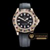 Rolex Yacht Master 116695 Siyah Kadran Kauçuk Kordon 40mm 1:1 Clone ETA