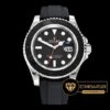 Rolex Yacht Master 116655 Çelik Kasa Kauçuk Kordon 40mm 1:1 Super Clone ETA