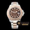 Rolex Yacht Master 116621 Kahverengi Kadran 40mm 1:1 Clone ETA