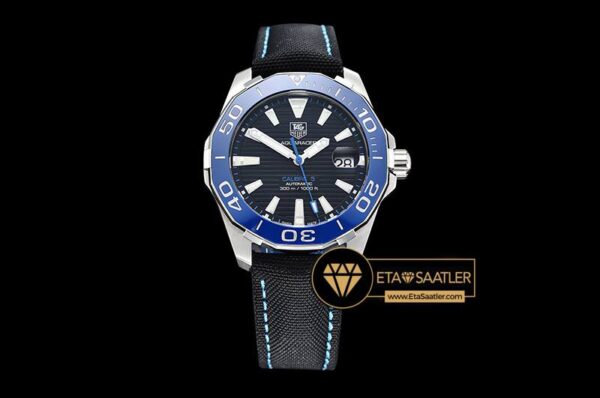 TAG0307 – AquaRacer Calibre 5 Cer Blue SSNY Black V6F Asia 2824 modelleri