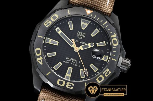 TAG0322B – Aquaracer Caliber 5 43mm DLCNY BlkOrg V6F A2824 modelleri