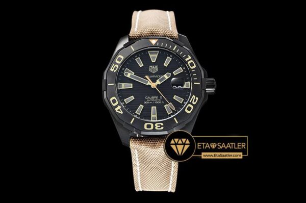 TAG0322B – Aquaracer Caliber 5 43mm DLCNY BlkOrg V6F A2824 modelleri
