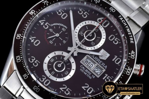 TAG0288B – Tag Carrera Calibre 16 Brown SSSS Asia 7750 modelleri