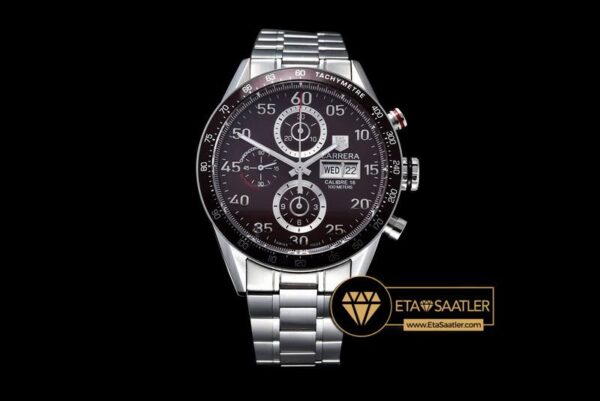 TAG0288B – Tag Carrera Calibre 16 Brown SSSS Asia 7750 modelleri