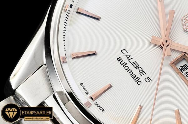 TAG0323D -Carrera Calibre 5 Automatic SSSS WhtRG ANF Asia 2824 modelleri