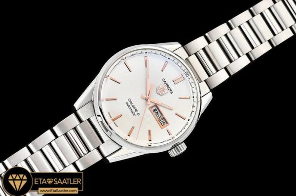 TAG0323D -Carrera Calibre 5 Automatic SSSS WhtRG ANF Asia 2824 modelleri