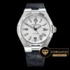 Vacheron Constantine Overseas 47074 Çelik Kasa Beyaz Kadran ETA