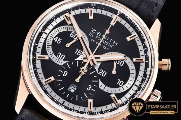 ZEN026A – El Primero 36,000 vPH RGLE Black Asia 7750 Mod modelleri